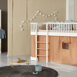 Oliver Furniture Wood Curtain for Original Bunk Bed and Loft Bed, Caramel (128 cm)