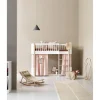 Oliver Furniture Wood Curtain for Original Bunk Bed and Mid-Height Bed, Rose (128 cm)