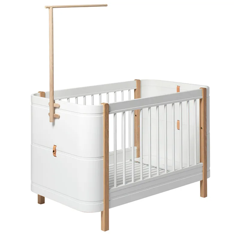 Oliver Furniture Wood Holder for Mini+ Basic Canopy or Mobile, Oak