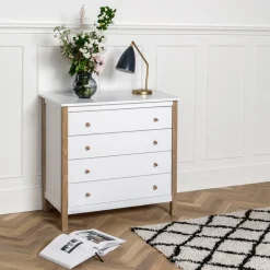 Oliver Furniture Wood kommode m. 4 skuffer, eg
