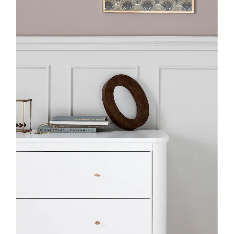 Oliver Furniture Wood kommode, m. 3 skuffer - Hvid
