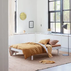 Oliver Furniture, Wood Lounger, 120 x 200 cm – White