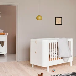 Oliver Furniture, Wood Mini+ Crib, excluding Junior Kit - White