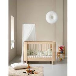 Oliver Furniture, Wood Mini+ Crib excl. Junior Kit - Oak