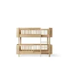 Oliver Furniture, Wood Mini+ Mid-Height Bunk Bed - Oak