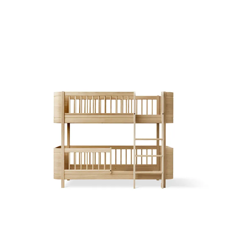 Oliver Furniture, Wood Mini+ Mid-Height Bunk Bed - Oak