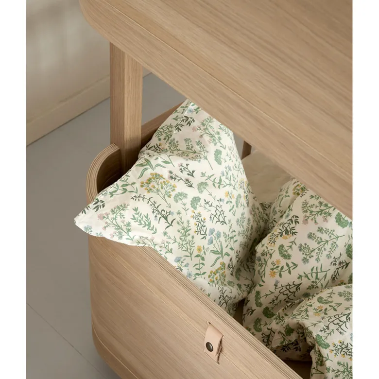 Oliver Furniture, Wood Mini+ Mid-Height Bunk Bed - Oak