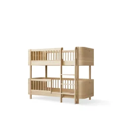 Oliver Furniture, Wood Mini+ Mid-Height Bunk Bed - Oak