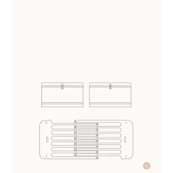 Oliver Furniture, Wood Mini+ Basic - Sibling Kit Oak