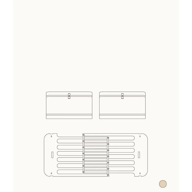 Oliver Furniture, Wood Mini+ Basic - Sibling Kit Oak