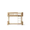 Oliver Furniture, Wood Mini+ Half-High Bed - Oak