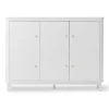 Oliver Furniture Wood multiskab m. 3 døre, hvid