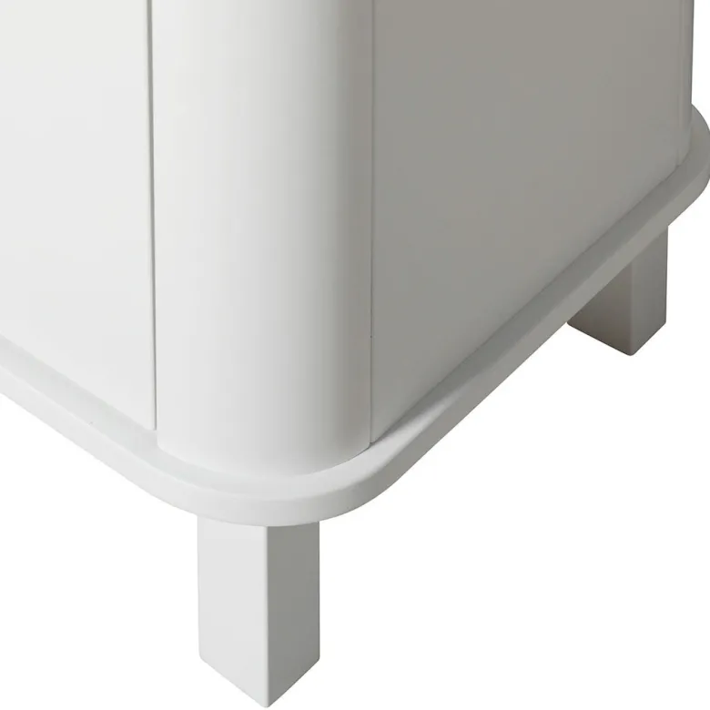 Oliver Furniture Wood multiskab m. 3 døre, hvid
