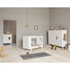 Oliver Furniture Wood multiskab m. 3 døre, hvid