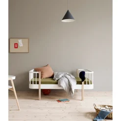 Oliver Furniture, Wood Original, Junior Bed - White/Oak