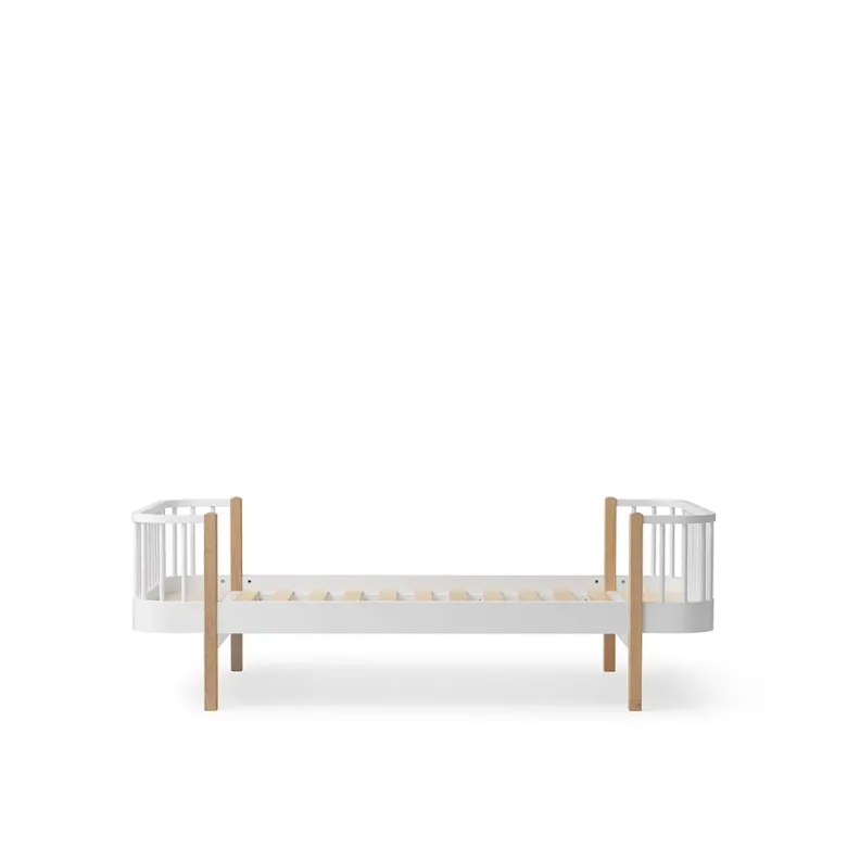 Oliver Furniture, Wood Original, Bed - White/Oak