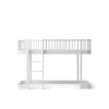 Oliver Furniture, Wood Original, Half-Height Bed - White