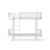 Oliver Furniture, Wood Original Bunk Bed - White with Ladder at the Front