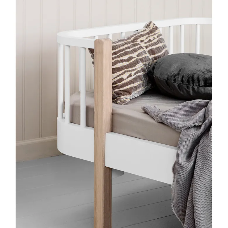 Oliver Furniture Wood Original Junior Sofa Bed - White/Oak