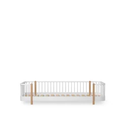 Oliver Furniture, Wood Original, Floor Bed – White/Oak