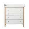 Oliver Furniture Wood puslekommode m. 4 skuffer, eg