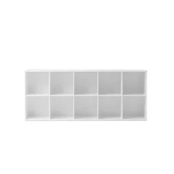 Oliver Furniture Wood reol, 5x2 rum - med eller uden vandret sokkel