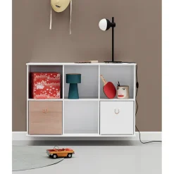 Oliver Furniture Wood reol, 3x2 rum - med eller uden vandret sokkel