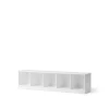 Oliver Furniture Wood reol, 5x1 rum - med eller uden sokkel