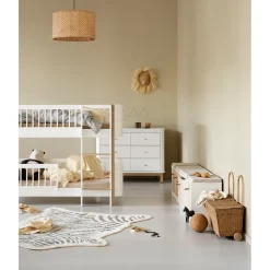 Oliver Furniture Wood reol, 5x1 rum - med eller uden sokkel