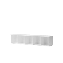 Oliver Furniture Wood reol, 5x1 rum - med eller uden sokkel