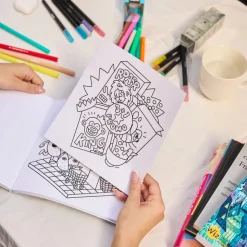 Omy Coloring Book, Cozy Art - Supermarket