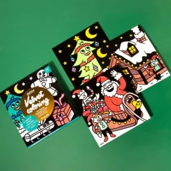 Omy Coloring Book, Velvet Motifs - Ho, Ho, Ho