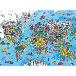 Omy Large Coloring Poster, 70 x 100 cm - Atlas
