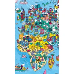 Omy Large Coloring Poster, 70 x 100 cm - Atlas