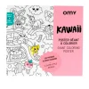 Omy Large Poster for Coloring, Kawaii
