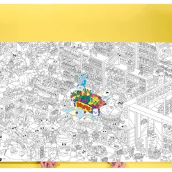 Omy Large Poster for Coloring, Supermarket