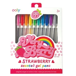 OOLY - Scented Gel Pens Set of 12 - Very Berry Strawberry