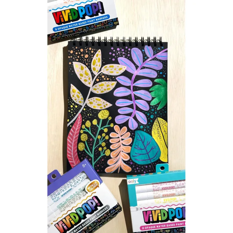 Ooly Acrylic Markers Set of 8 - Vivid Pop Classic