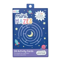 Ooly Activity Book with 24 Activity Cards, Mini Mazes