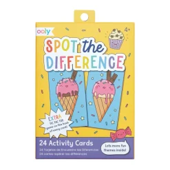 Ooly Activity Book with 24 Challenge Cards, Spot the Difference