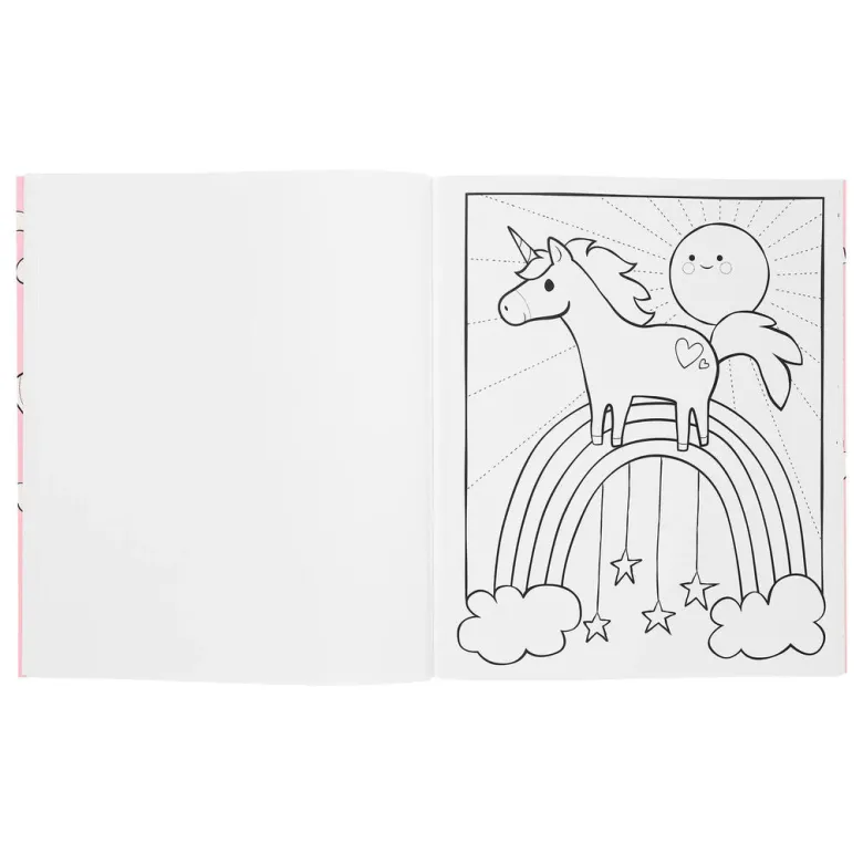 Ooly Coloring Book, Enchanting Unicorns - Enhjørninger