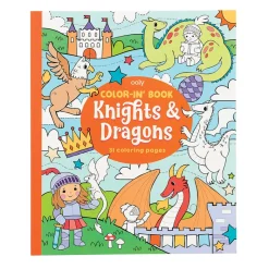 Ooly Coloring Book, Knights & Dragons