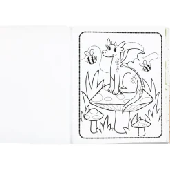 Ooly Coloring Book, Knights & Dragons