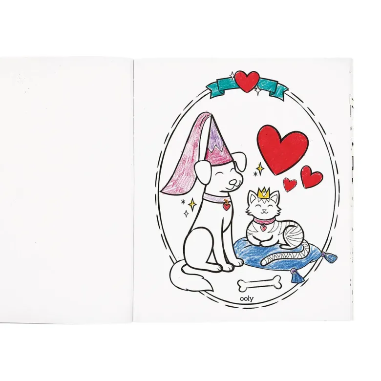 Ooly Coloring Book, Princesses and Fairies