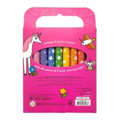 Ooly Crayons and Coloring Book - Unicorn Pals - Carry Along