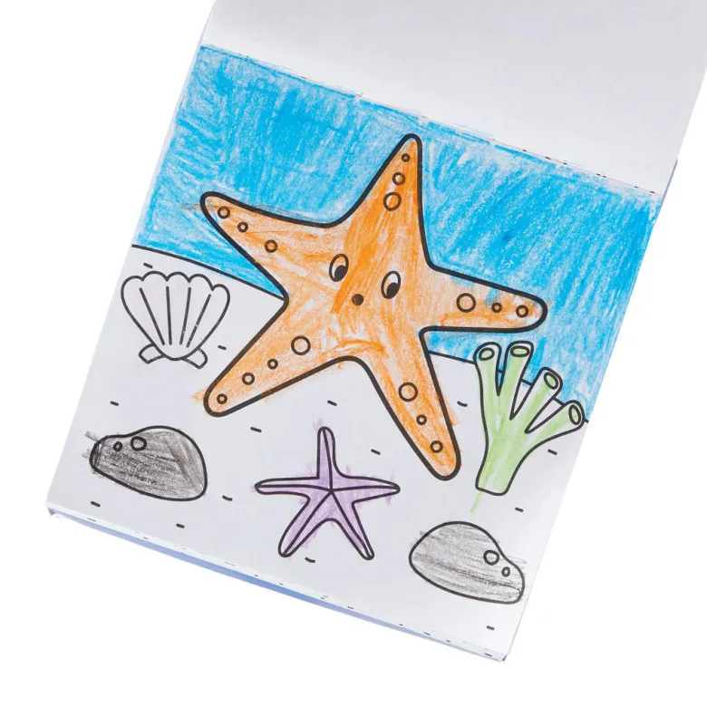 Ooly Crayons and Coloring Book, Sea Life