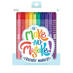 Ooly Erasable Markers, Set of 12 - Make No Mistake