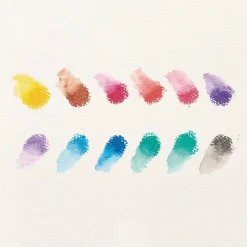 Ooly Gel Colour Crayons, Set of 12 – Rainbow Sparkle Watercolor Metallic