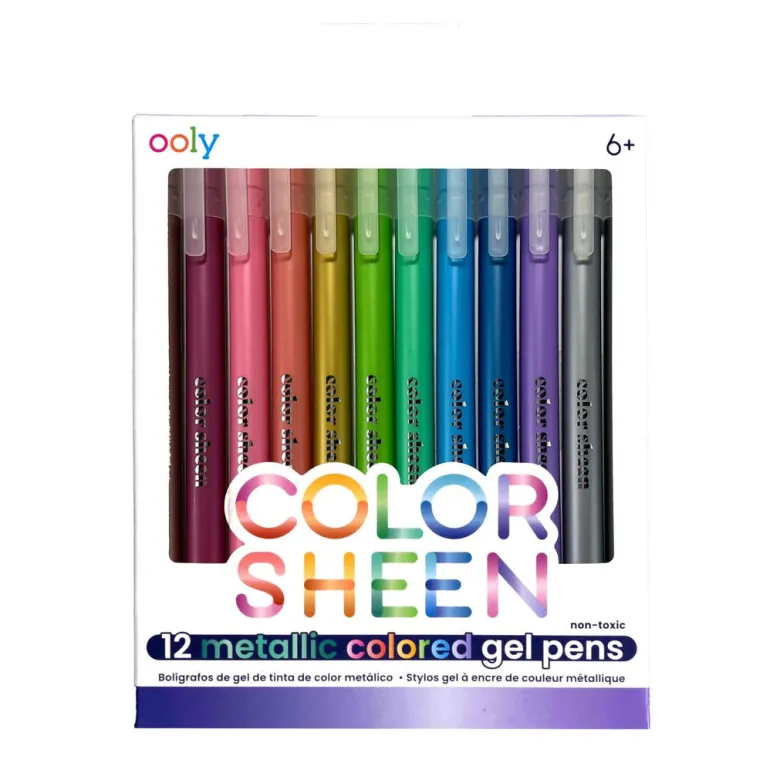 Ooly Gel Pens 12-pk, Color Sheen Metallic