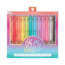Ooly Gel Pens Set of 12, Oh My Glitter